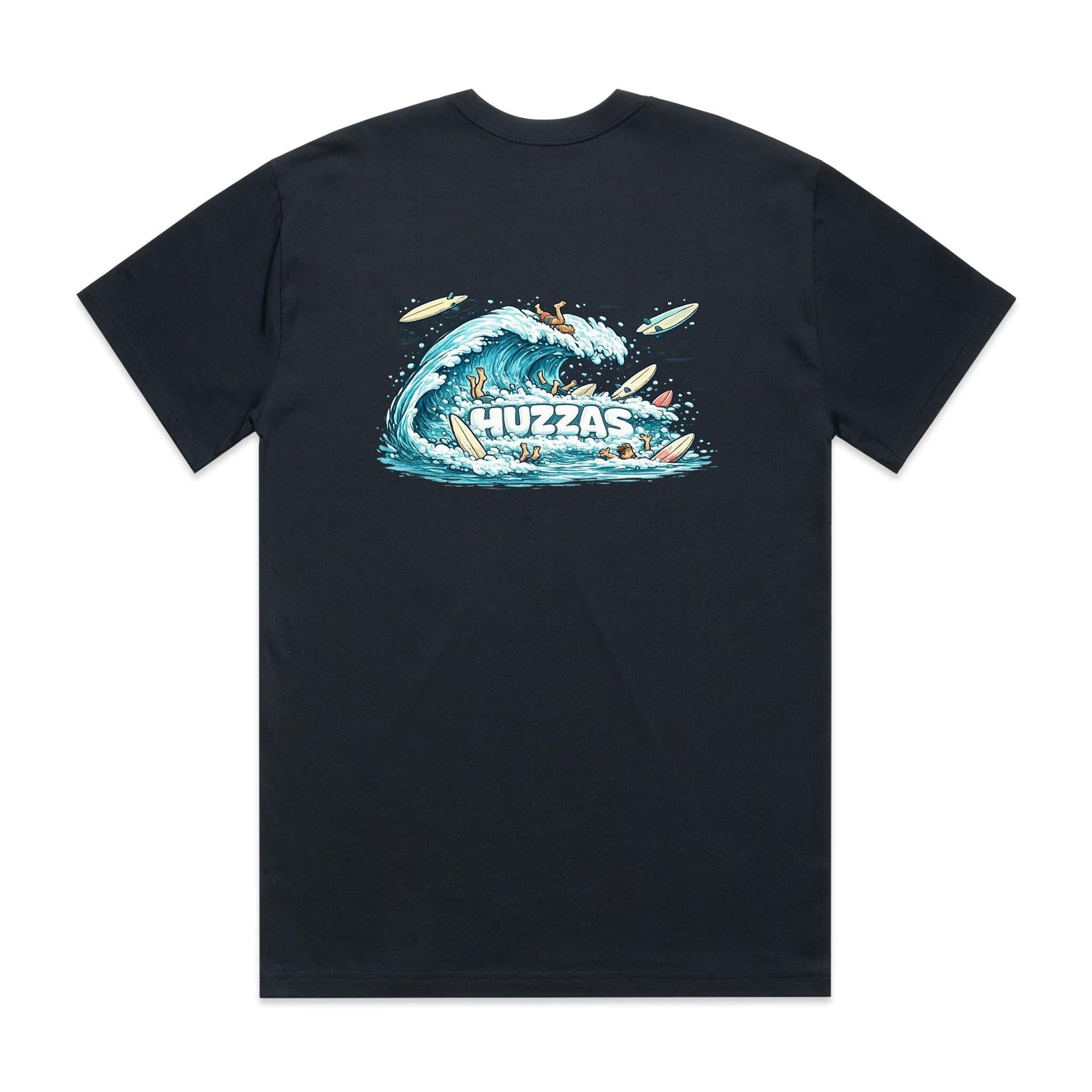 Huzzas LOL Tee — heavyweight unisex cotton surf t-shirt, Gracetown Western Australia