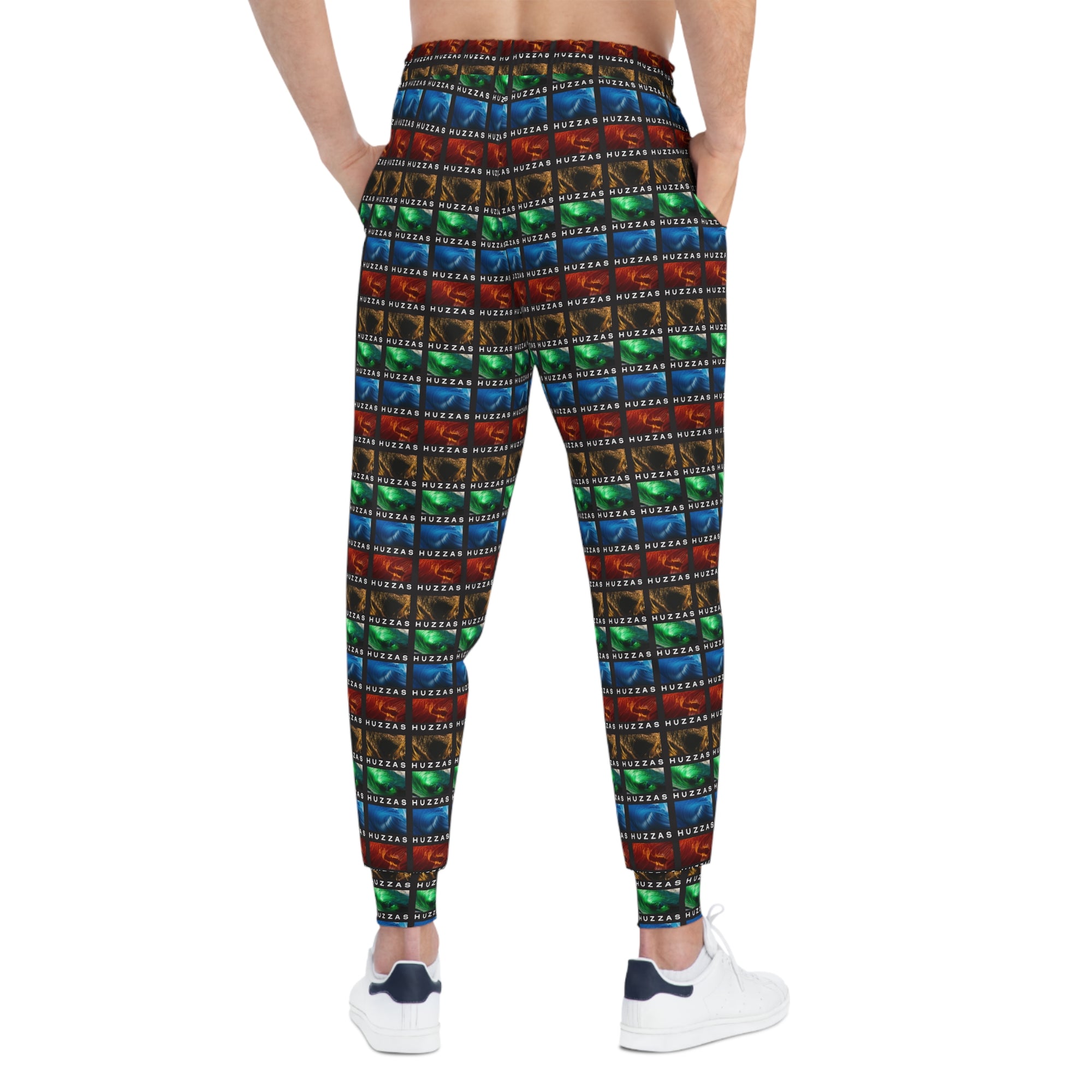 Colorblock Filmstrip All-Over-Print Joggers