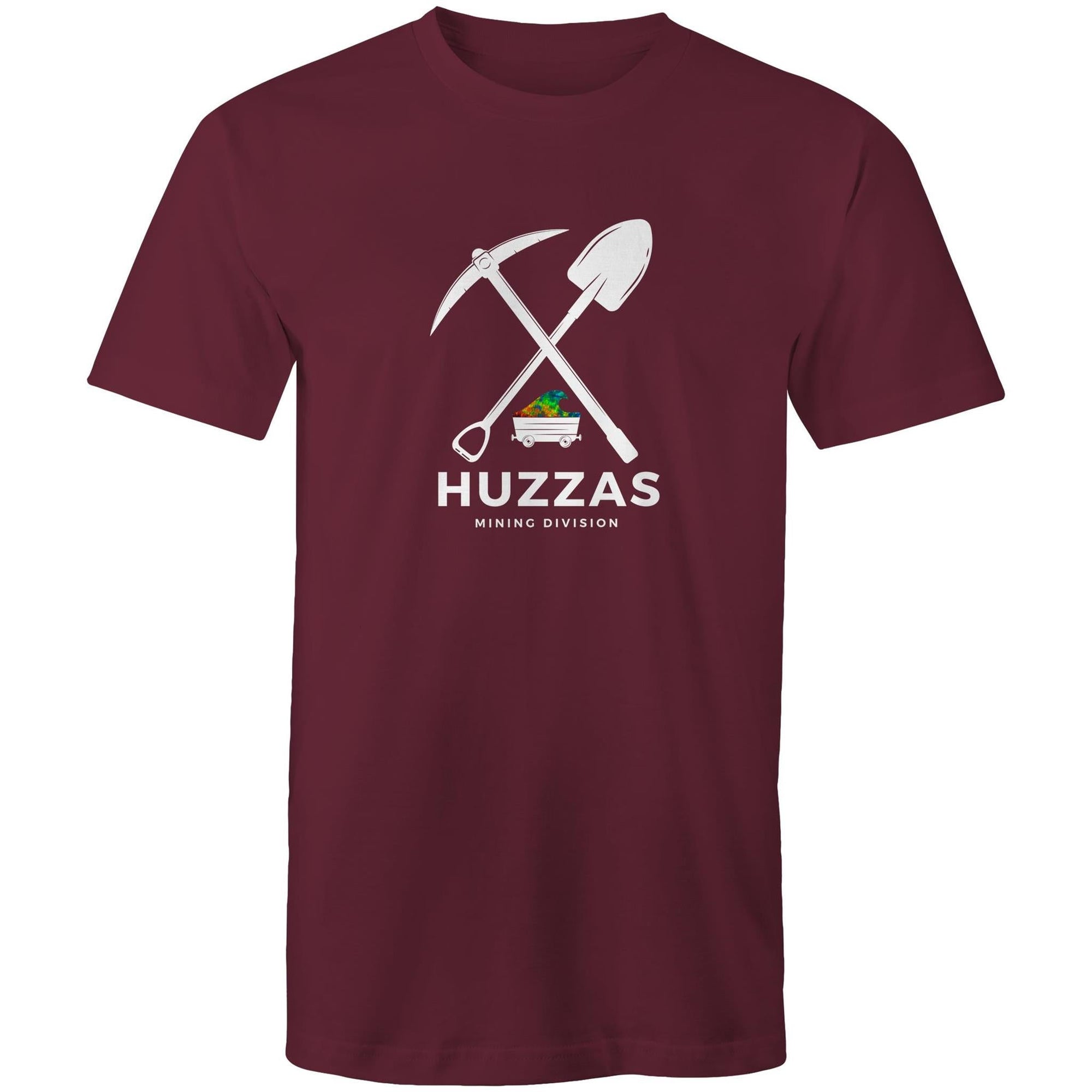 Huzzas Mining Division Opal Tee — unisex cotton t-shirt, Gracetown Western Australia
