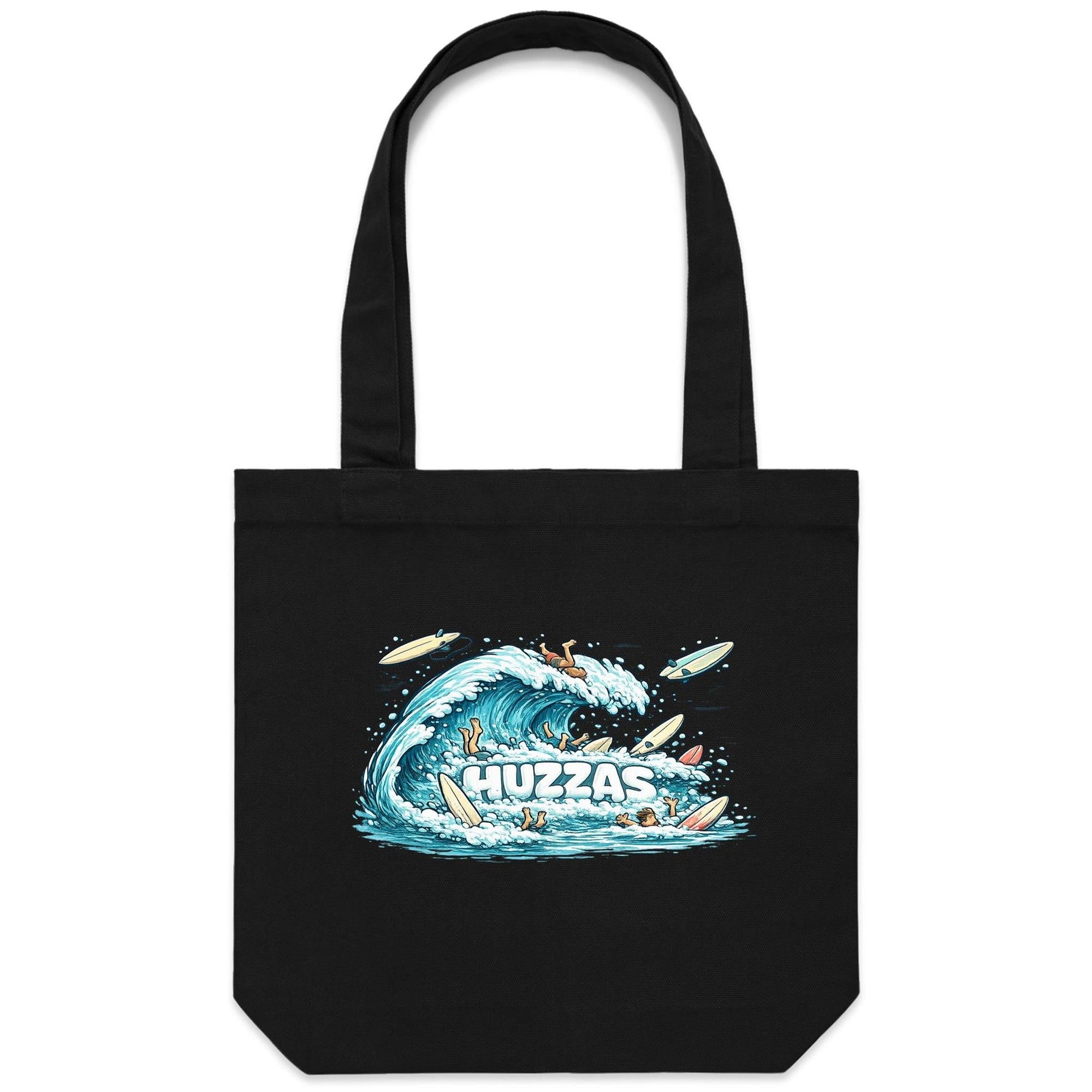 Huzzas LOL Tote Bag — cotton canvas tote bag, Gracetown Western Australia