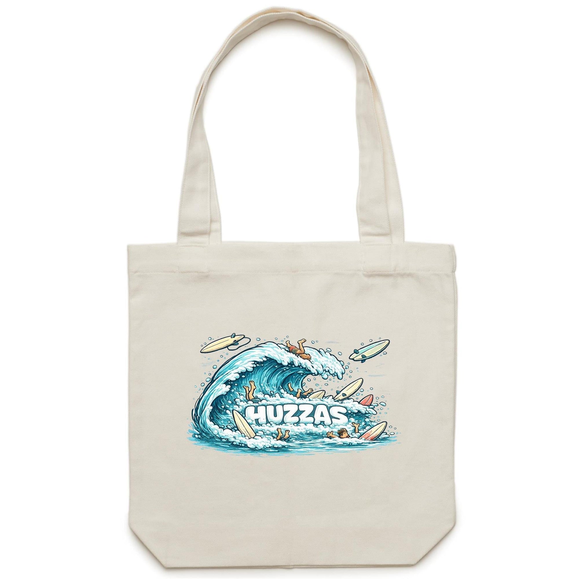 Huzzas LOL Tote Bag — cotton canvas tote bag, Gracetown Western Australia