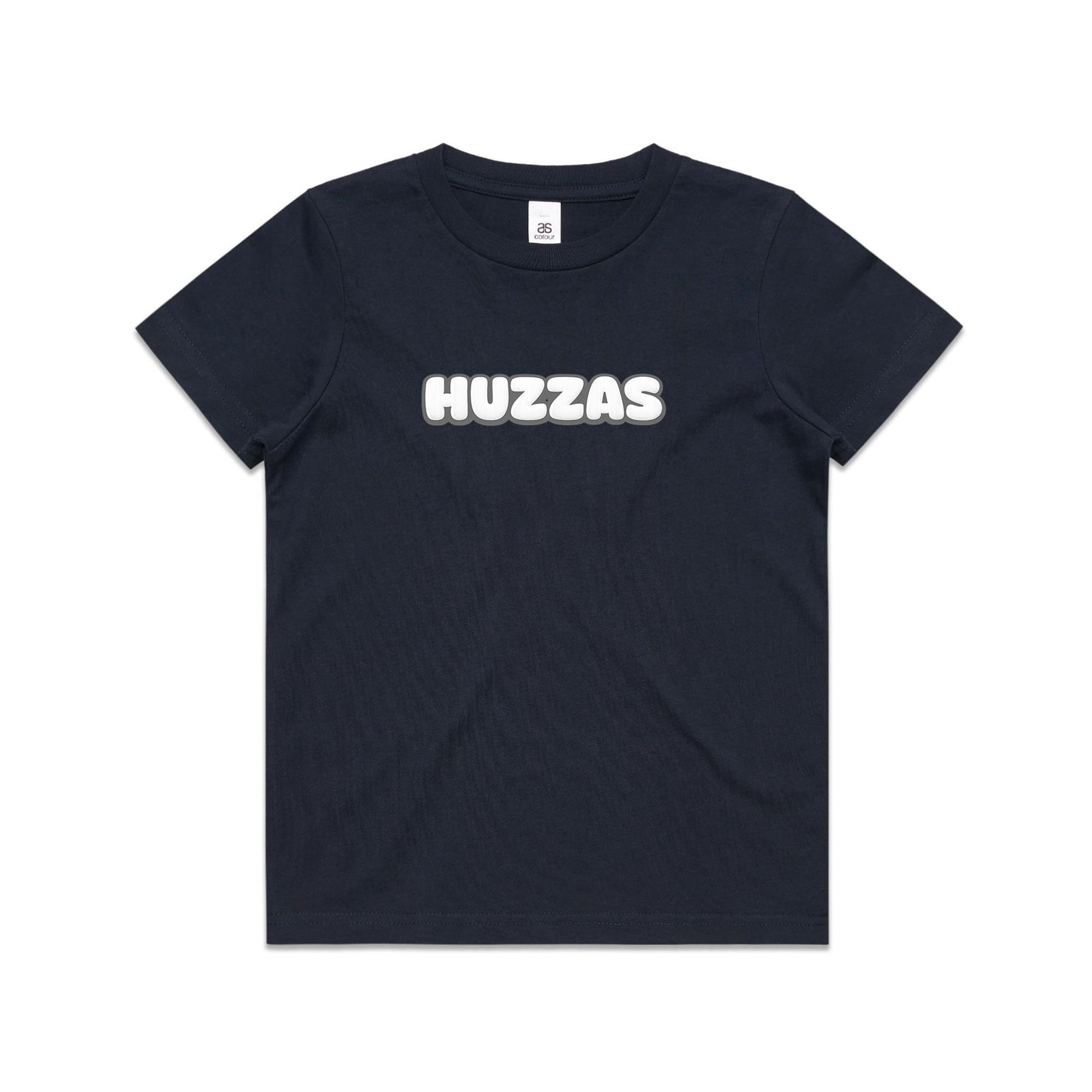 Huzzas Bubble Print Youth Tee — kids cotton t-shirt with bubble print, Gracetown WA