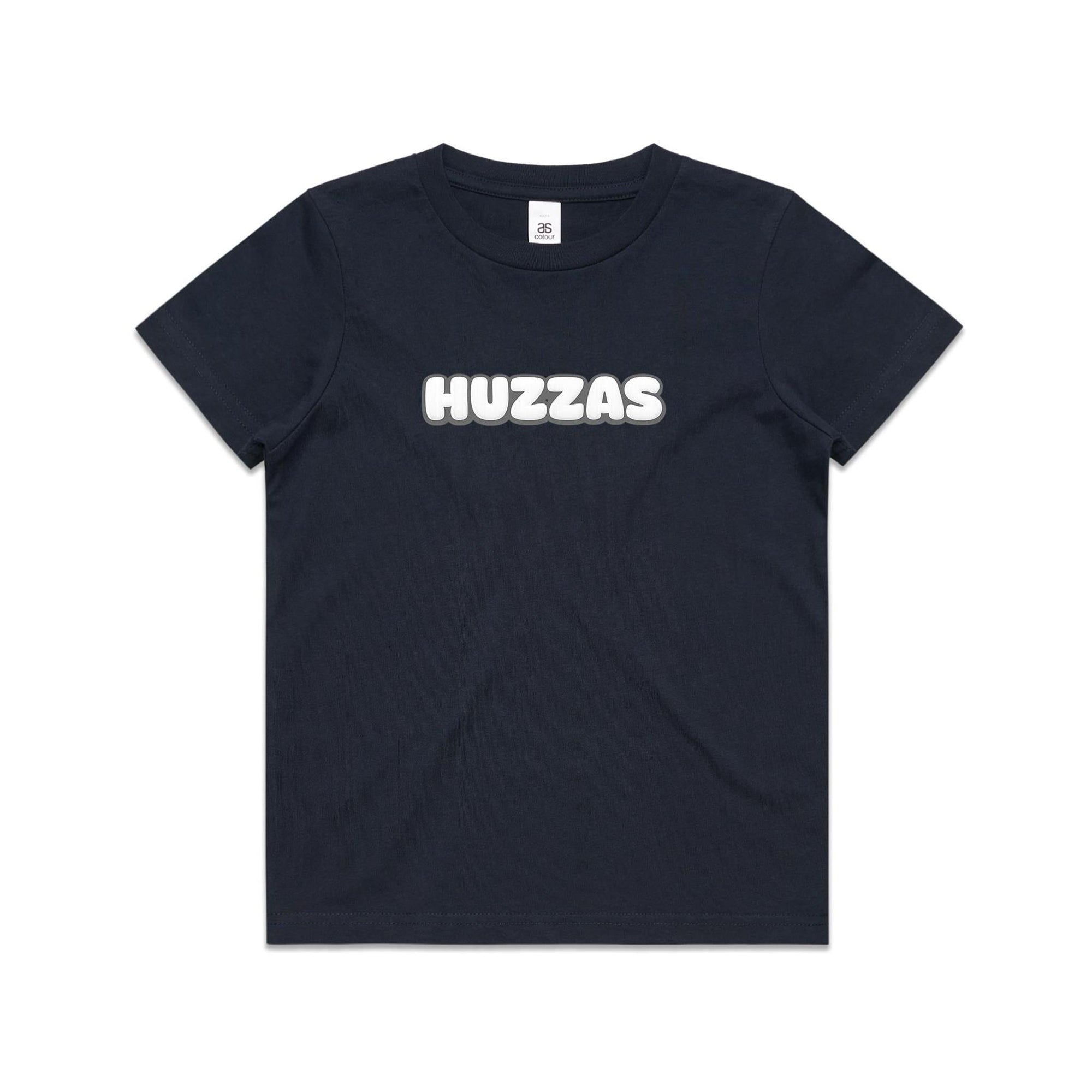 Huzzas Bubble Print Youth Tee — kids cotton t-shirt with bubble print, Gracetown WA