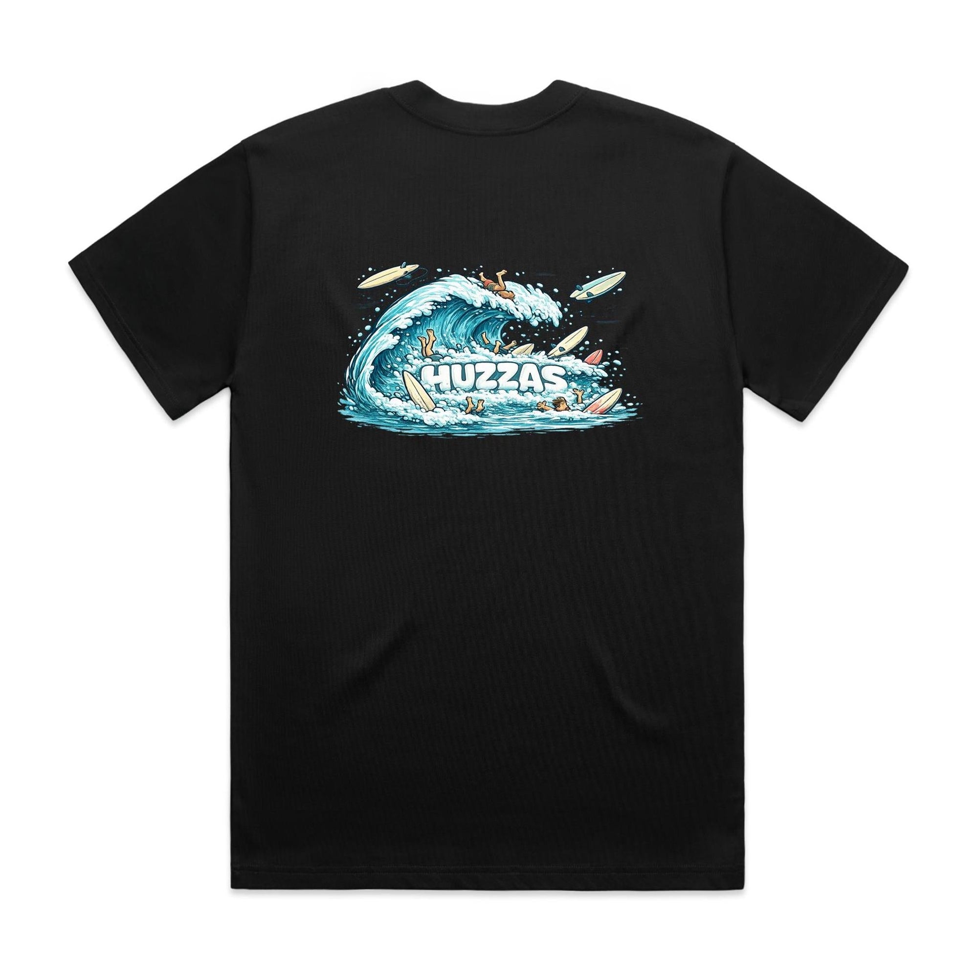 Huzzas LOL Tee — heavyweight unisex cotton surf t-shirt, Gracetown Western Australia