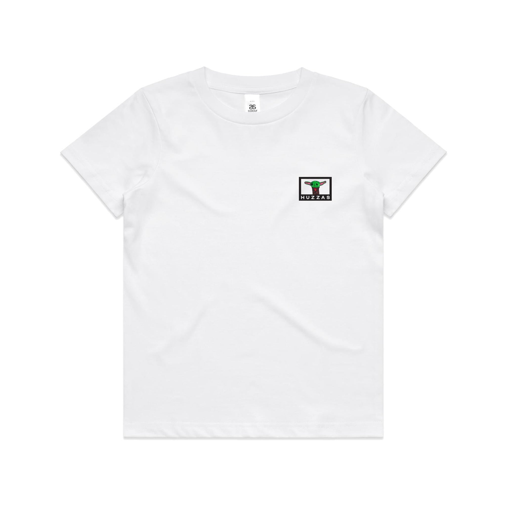 Amelia's Baby Yoda Pocket Tee — kids cotton t-shirt with artwork by Amelia Bremner, age 8