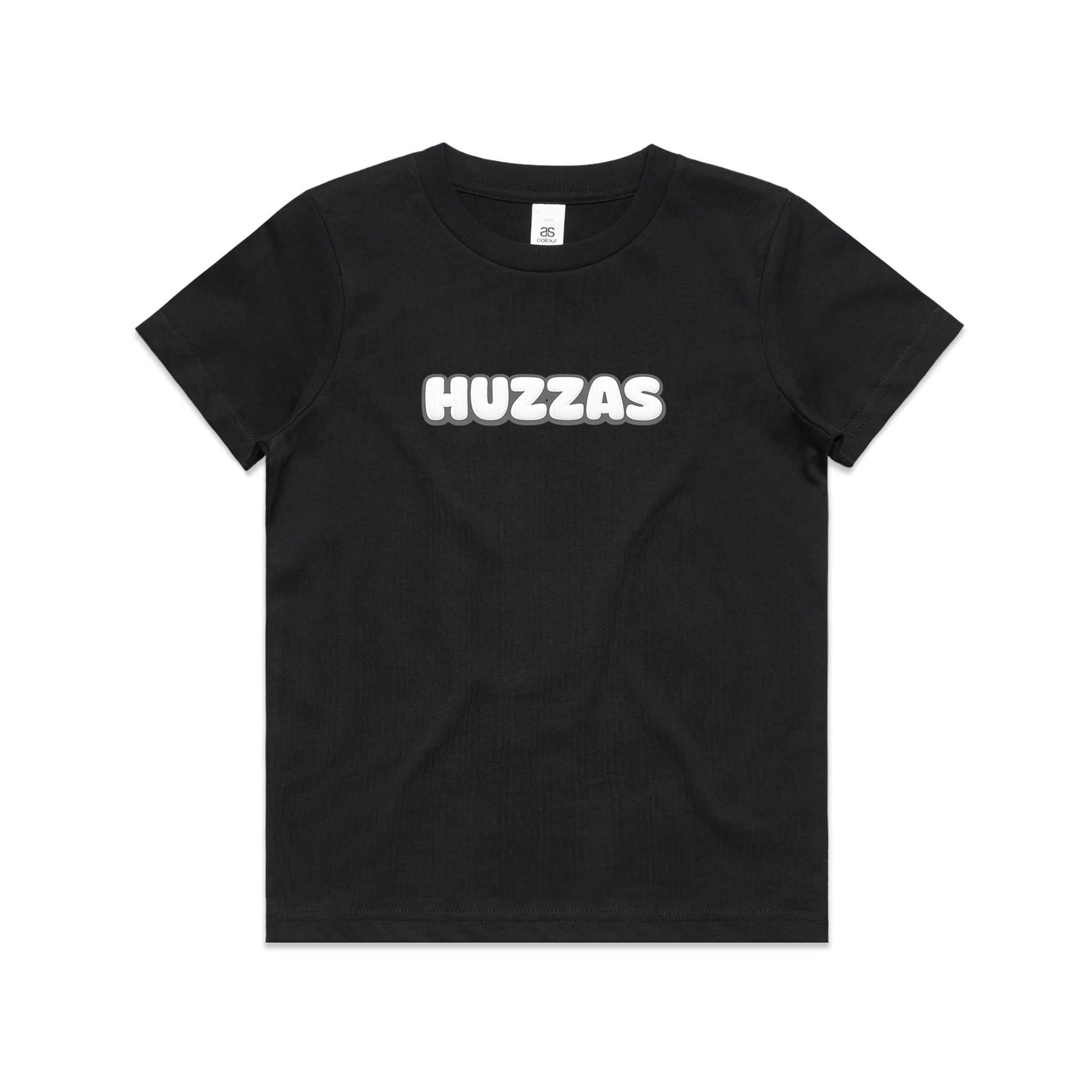 Huzzas Bubble Print Youth Tee — kids cotton t-shirt with bubble print, Gracetown WA