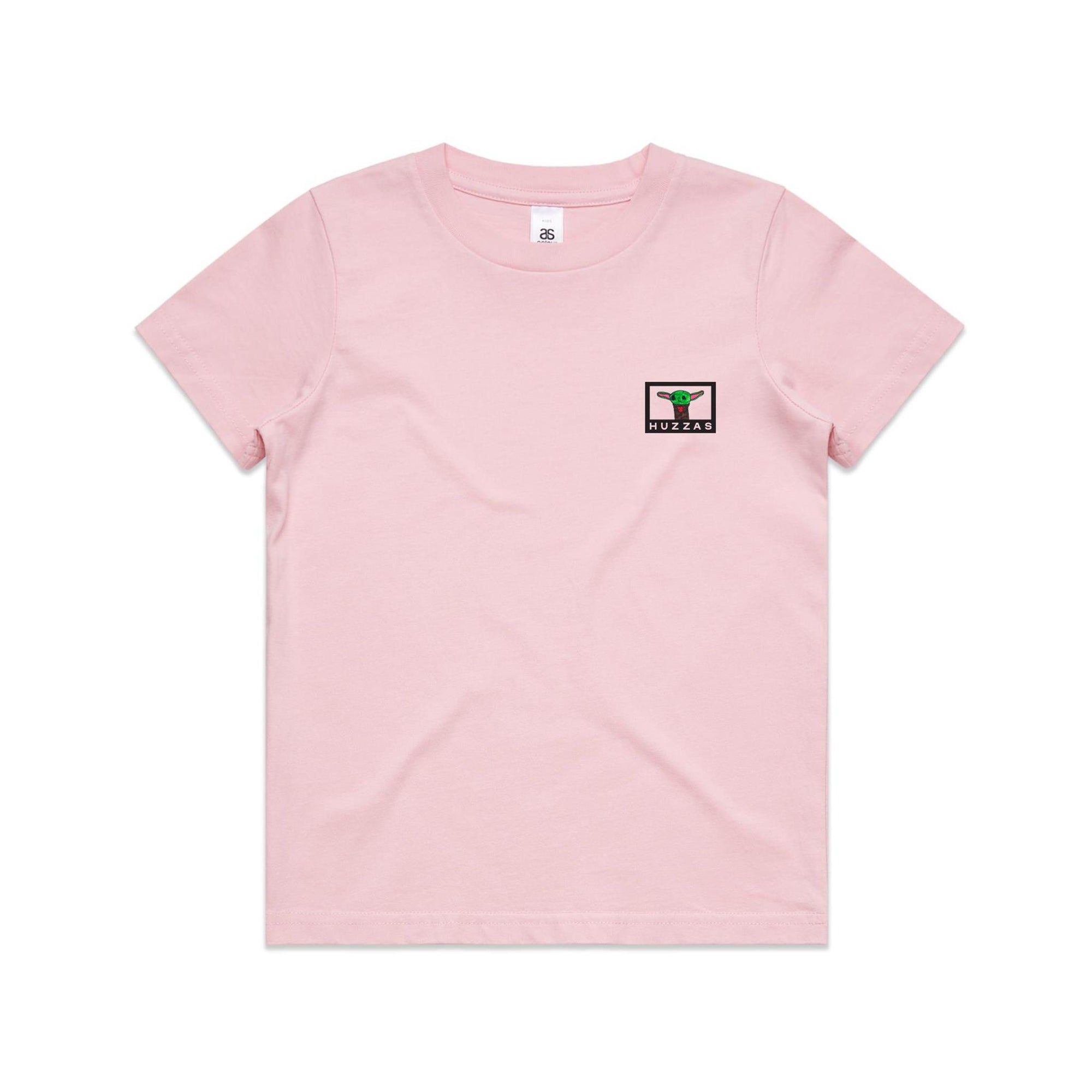 Amelia's Baby Yoda Pocket Tee — kids cotton t-shirt with artwork by Amelia Bremner, age 8