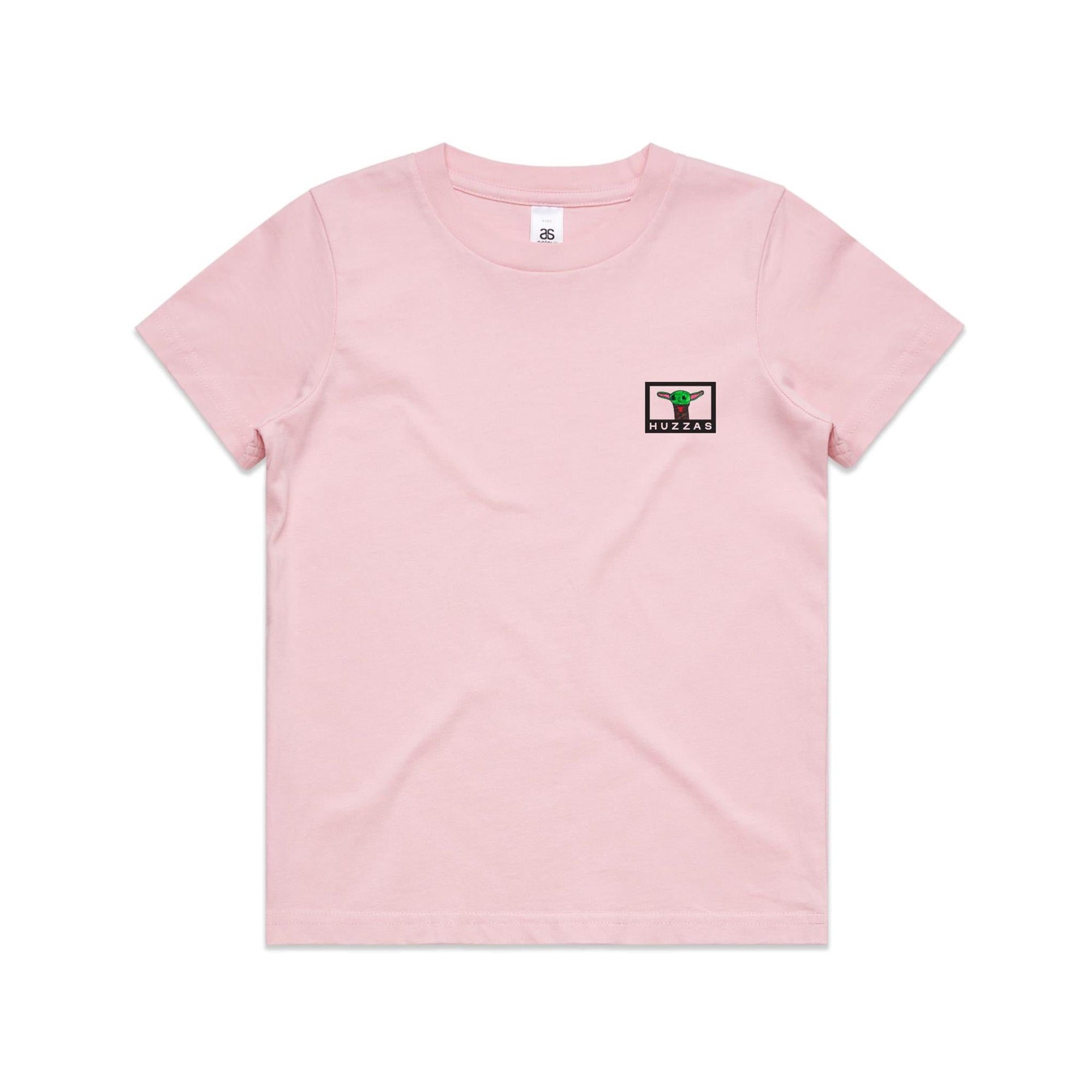 Amelia's Baby Yoda Pocket Tee — kids cotton t-shirt with artwork by Amelia Bremner, age 8