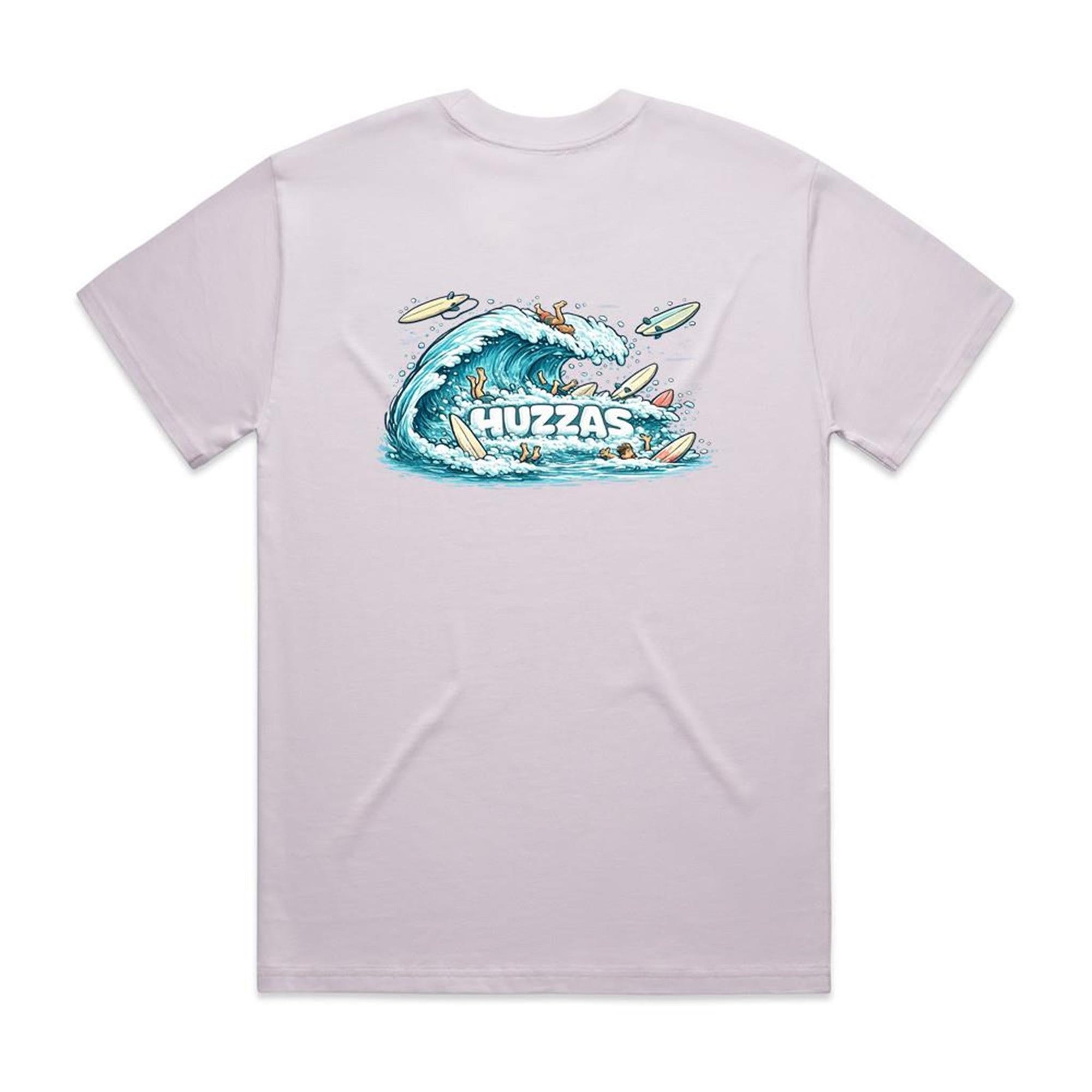 Huzzas LOL Tee — heavyweight unisex cotton surf t-shirt, Gracetown Western Australia