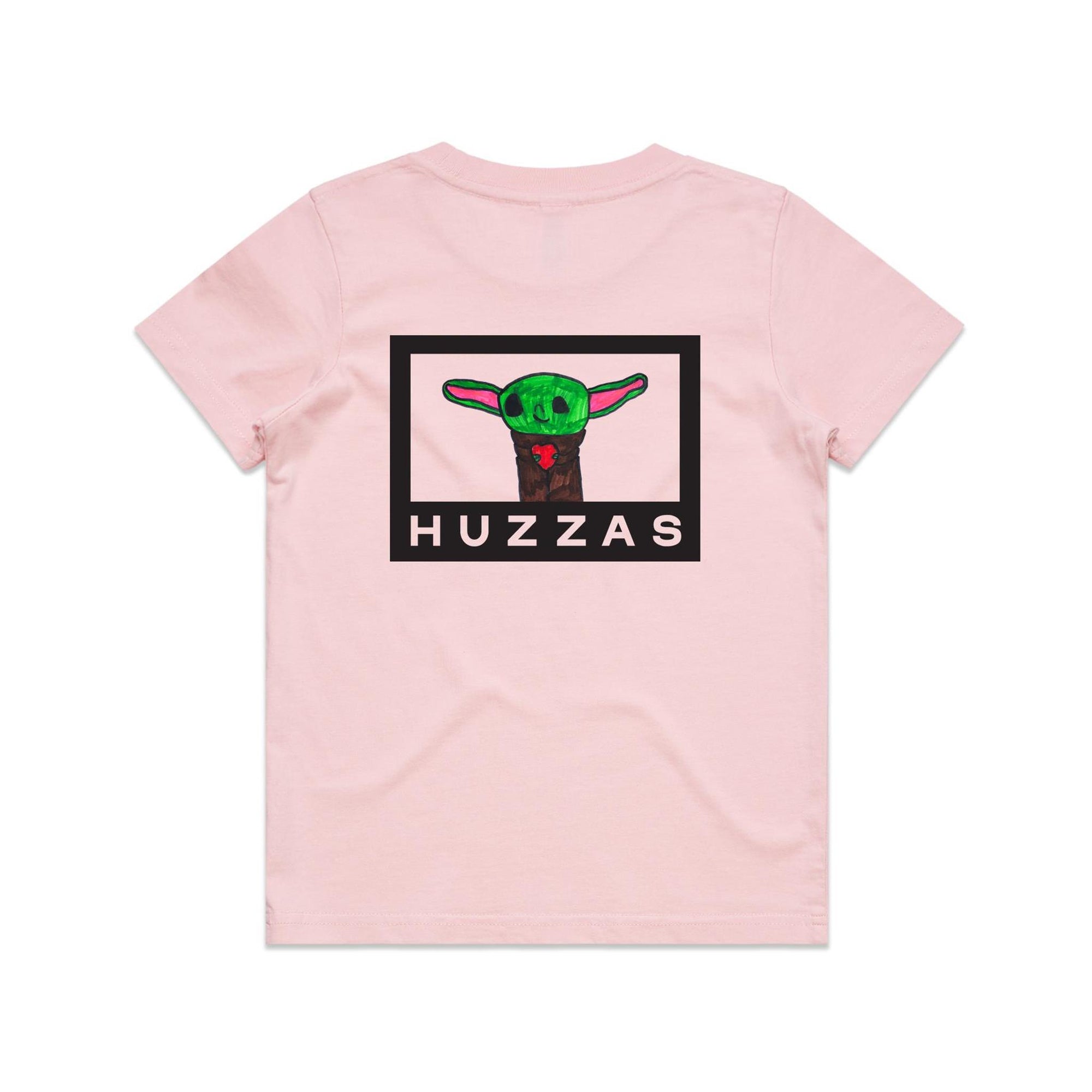 Amelia's Baby Yoda Pocket Tee — kids cotton t-shirt with artwork by Amelia Bremner, age 8