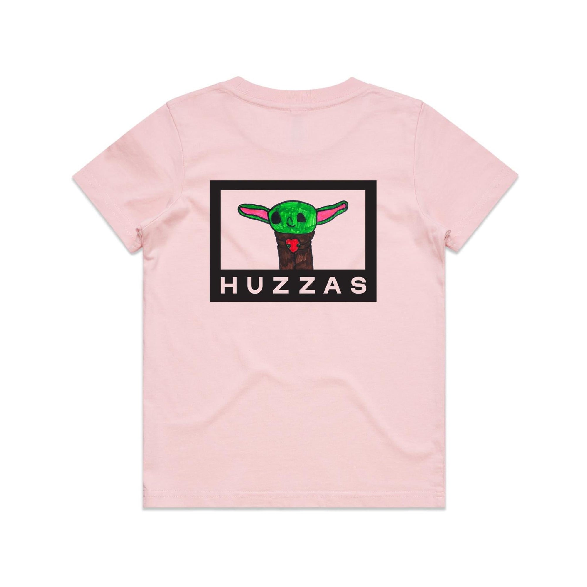 Amelia's Baby Yoda Pocket Tee — kids cotton t-shirt with artwork by Amelia Bremner, age 8